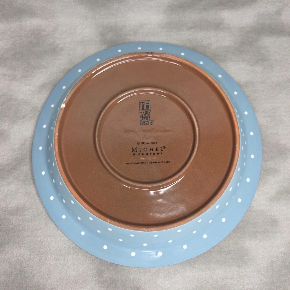 Pie Plate Dish 'Bless Our Home' Michel & Co Mary Engelbreit‎ 11